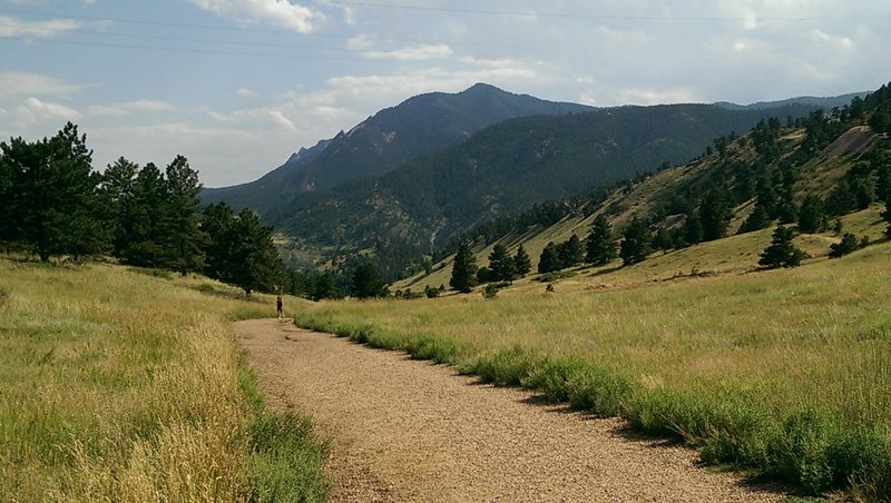 Beautiful broad valley views to the south