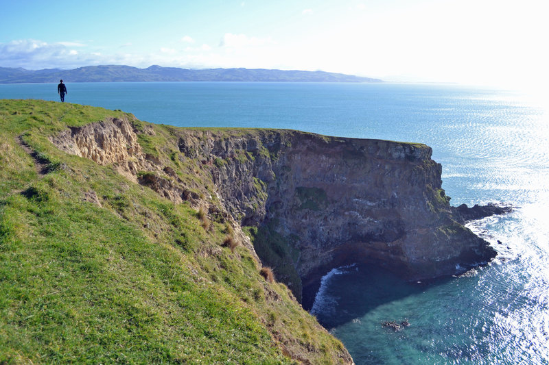 Keep a watch on your footing while soaking up the views at the end of Heyward Point!