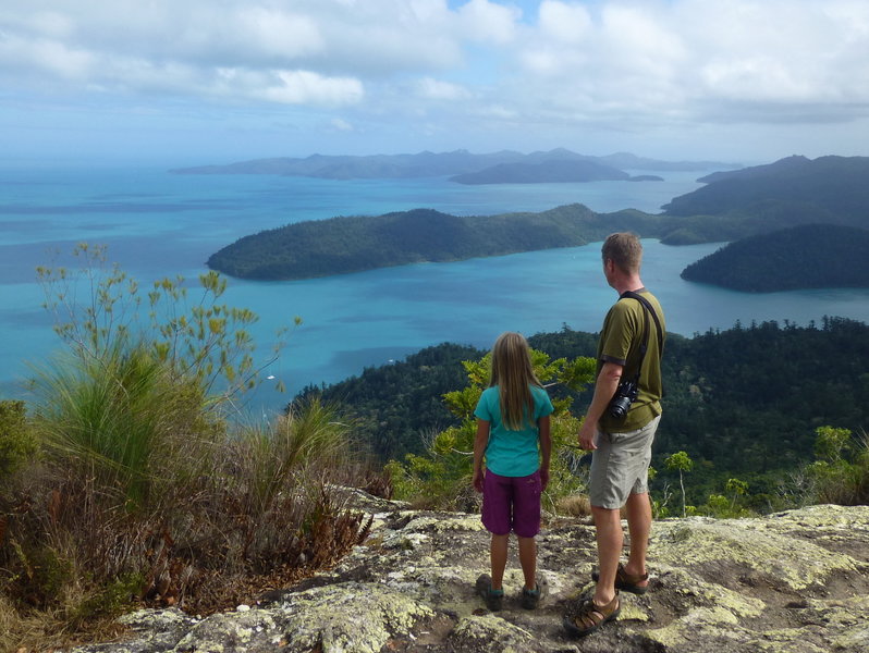 Incredible views from the highest point in the Whitsundays!