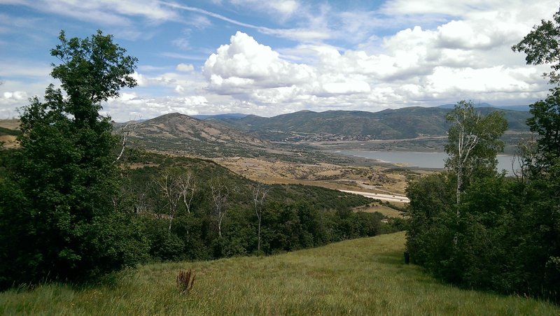 Great views of the Jordanelle Reservoir