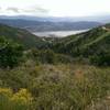 Views of Jordanelle Reservoir from the ridge