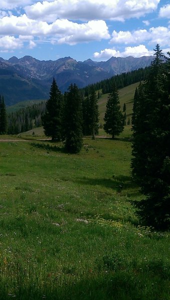 Glorious Gore Range in the distance