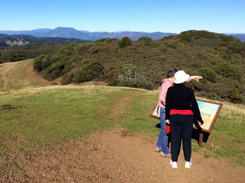 Looking towards Mount Saint Helena from Bald Mountain