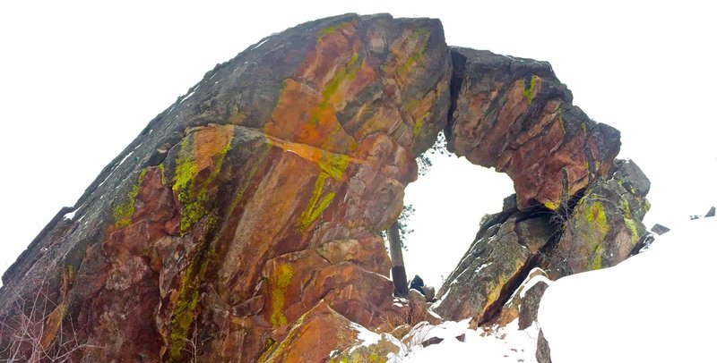 The Royal Arch on a wintery day.