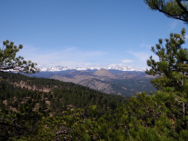 Indian Peaks from Saddle Rock with permission from BoulderTraveler