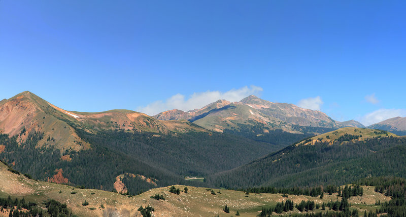 Diamond Peaks to Clark Peak Panorama with permission from Ed Ogle