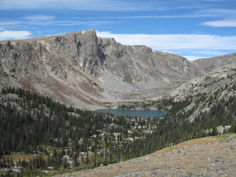 Mirror Lake from the Comanche Peak Trail. with permission from Ed Ogle