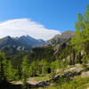 Long's Peak and aspens