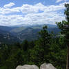 Looking west from Bear Peak