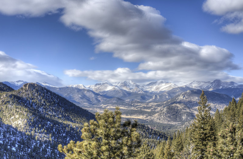 RMNP from Aspen Brook Trail.