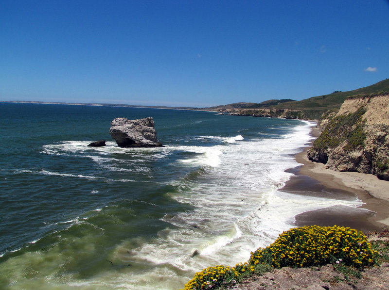 Looking north from Arch Rock, Point Reyes