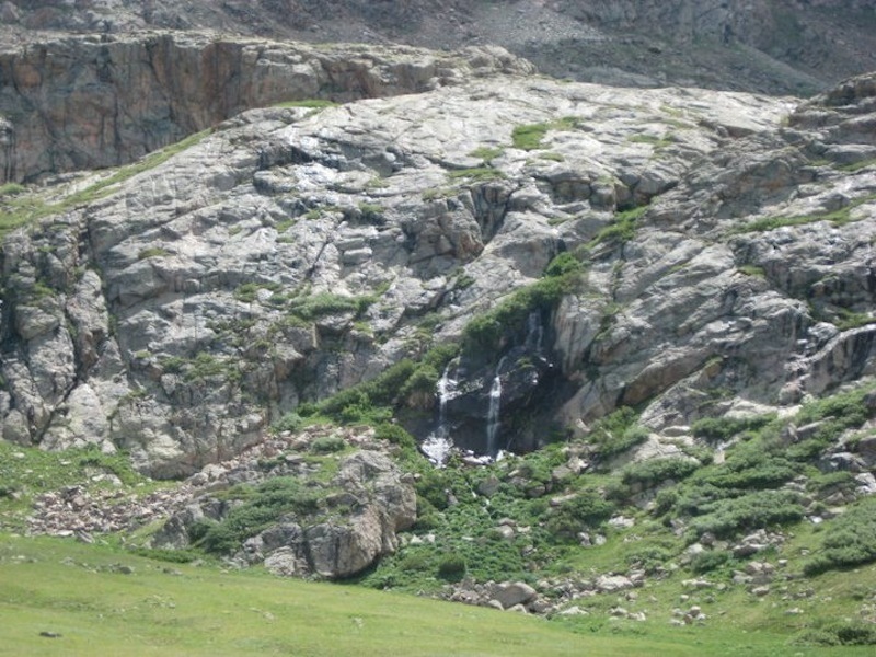 Waterfalls along the start of the hike.