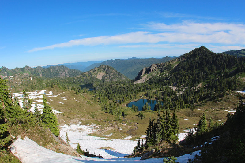 Another view of Seven Lakes Basin