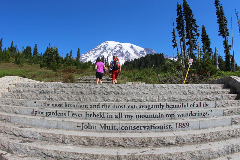 Quote by John Muir in Paradise