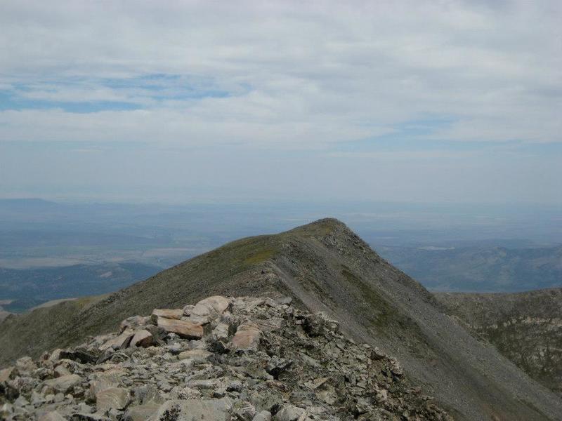 A look at standard summit ridge terrain.