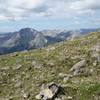 View of La Plata peak from the Black Cloud Trail