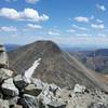 Grays Peak summit looking at Torreys Peak