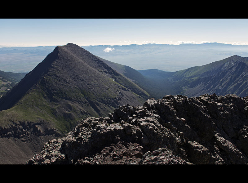 Humboldt Peak as seen from the summit of Crestone Needle.