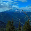 Mt Rainier and the White River from Crystal Peak.