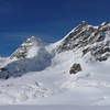 The imposing swiss mountains.