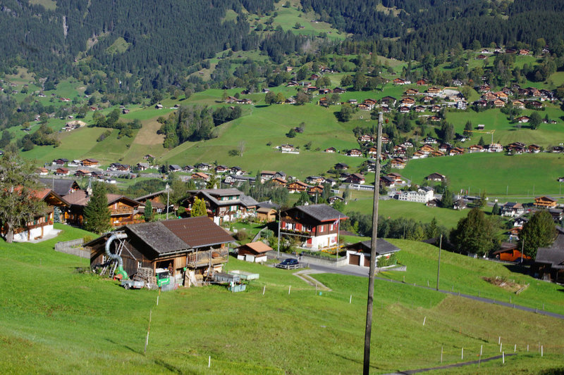 The upper slopes of Grindelwald.