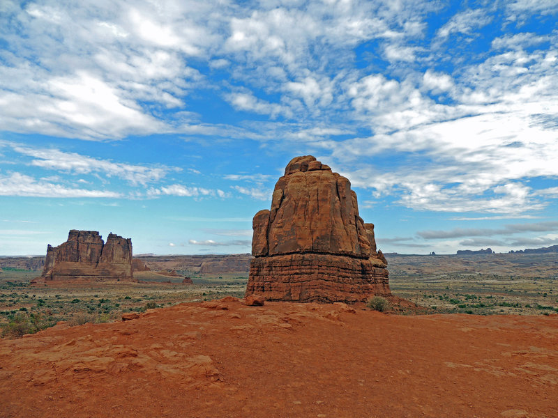 Arches National Park views from the La Sal viewpoint area