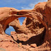 Double Arch at the terminus of the Double Arch Trail