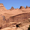 Delicate Arch from its Viewpoint Trail