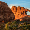 Sunset at Skyline Arch