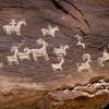 Ute Indian petroglyphs near Wolfe Ranch
