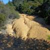 Top section of rutted McCurdy trail