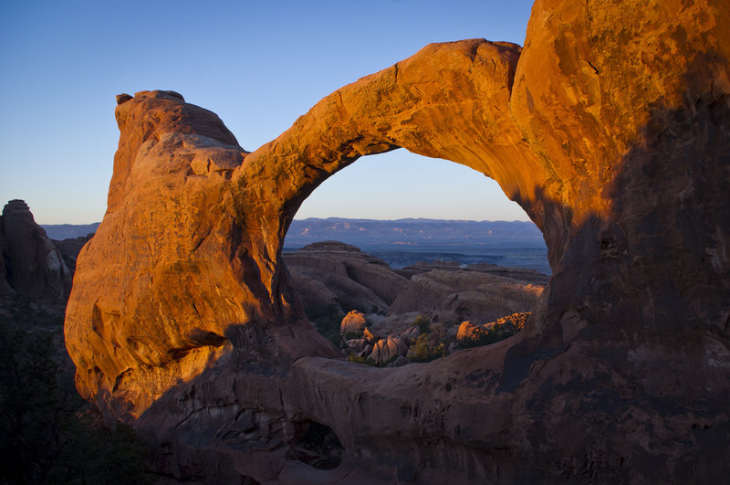 Evening light at Arches NP!