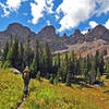 North Willow Lake Trail heading towards our destination