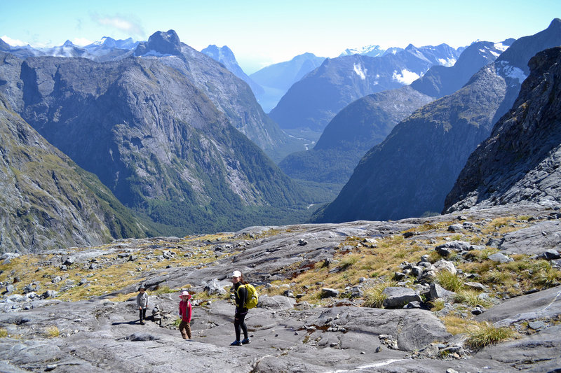 The slopes above Gertrude Saddle offer great chances for exploration.