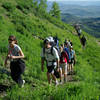 Busy day on the Sliver Lake Trail