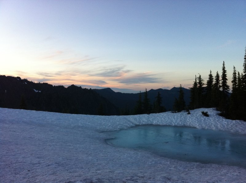 Oyster Lake at sunrise