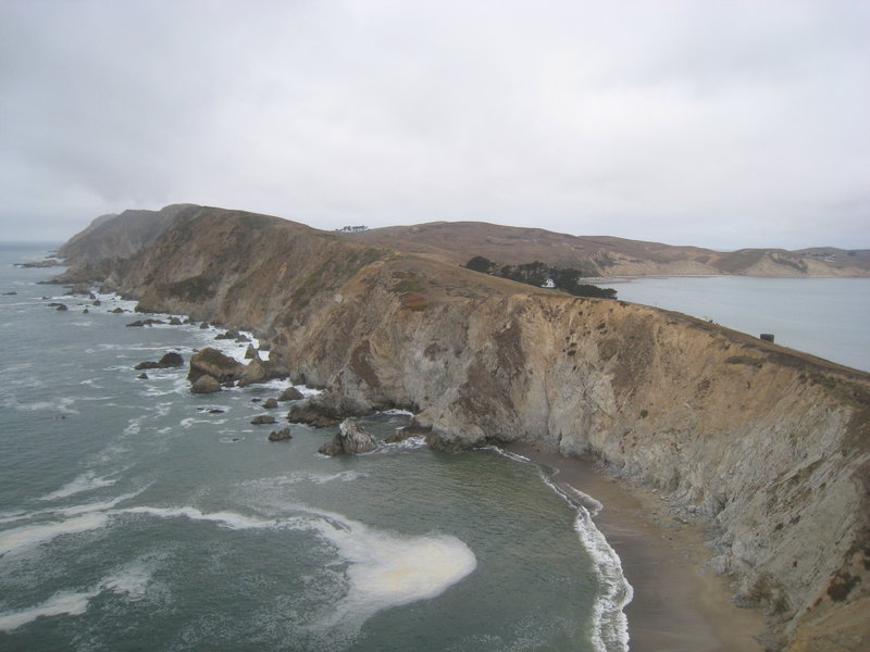 View of the headlands from the Chimney Rock area