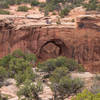 View of the Gemini Bridges from the Great Escape trail. And you don't have to choke on dust from motorized vehicles.