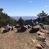 Good picnic spot with views towards Denver