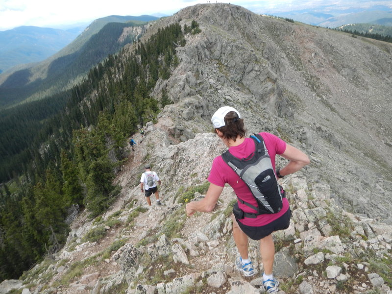 Ridge to Lake Peak