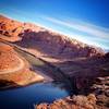 The mighty Colorado River seen from the Jackson's Trail