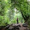 Working up the Hanging Lake Trail