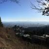 Beautiful view of Mount Hood and Portland from Pittock.