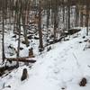 Start of the climb to the southern trailhead