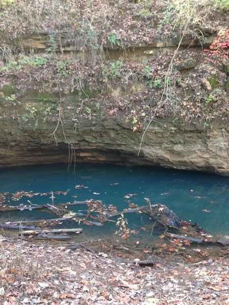 One of the few Blue Holes along the trail