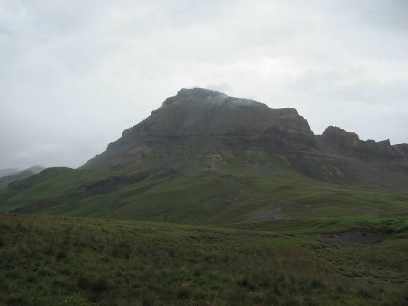 The unique shape of Uncompahgre Peak makes it impossible to miss while hiking along this section of the Ridge Stock Driveway.