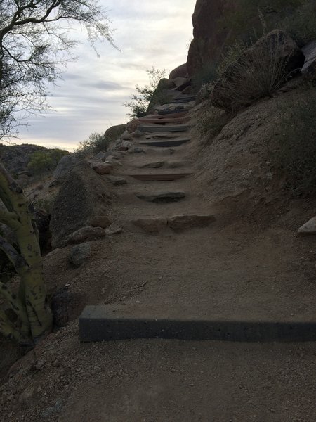 Backside stairclimb