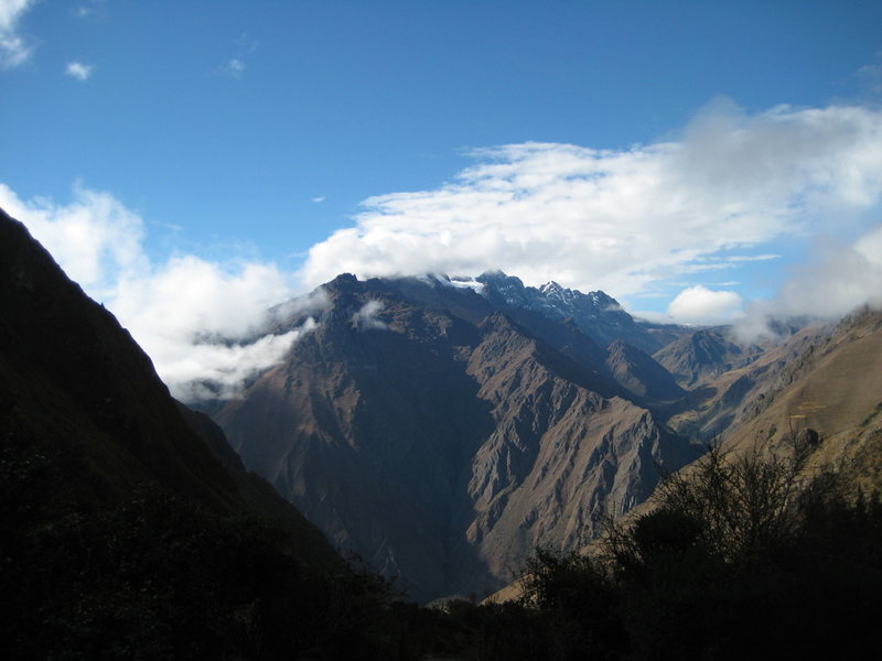 View from camp on night 2 on the Inca Trail.  (4 day, 3 night hike)