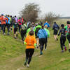 At the start of the 2015 Moyleman Marathon, the runners head off up Landport Bottom on the first of their twenty six miles.