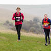 2015 Moyleman - running up out of Southerham Nature Reserve together on the last few miles